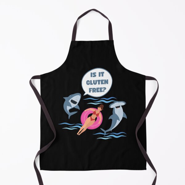 Item preview, Is It Gluten Free? Funny Shark Design designed and sold by appareltolove.