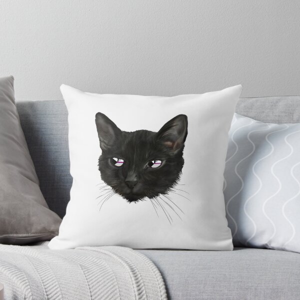 Item preview, Demisexual Pride Black Cat designed and sold by mgietzen.
