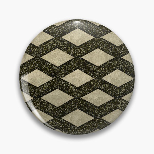 Item preview, Retro Diamond Shape Black and Tan Pattern - Minimalist designed and sold by JediNeil.