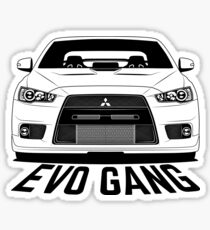 Mitsubishi Lancer Evolution 10 Evo Gang Shirts Sticker