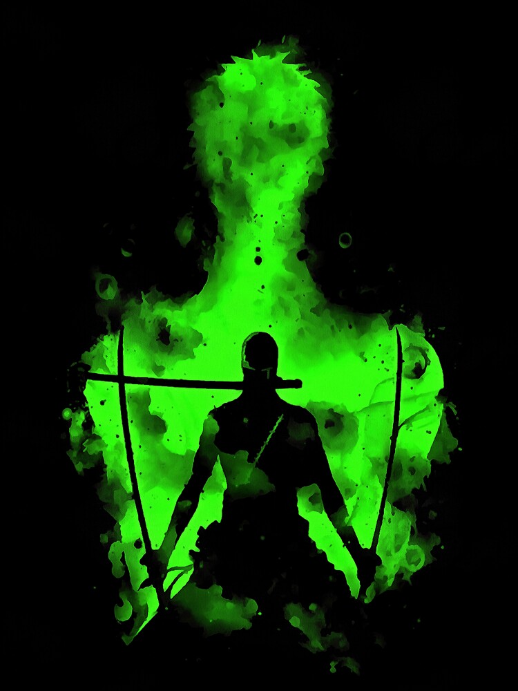 Artwork] Neon Zoro Illustration I've made! : r/OnePiece