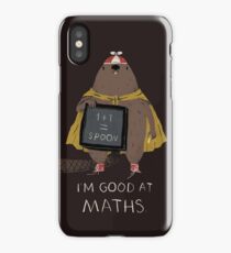i'm good at maths iPhone Case