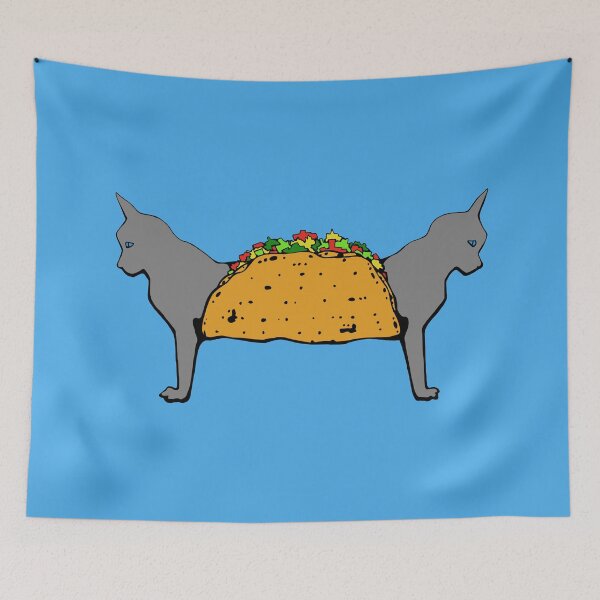 Item preview, Tacocat Two-Headed Cat Taco - Lettering designed and sold by studiogooz.