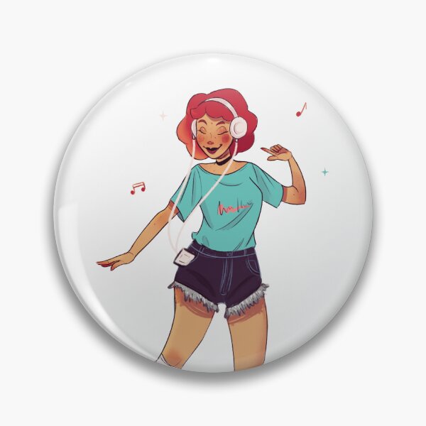 Item preview, Girl Listening to Music designed and sold by periwinkle4869.