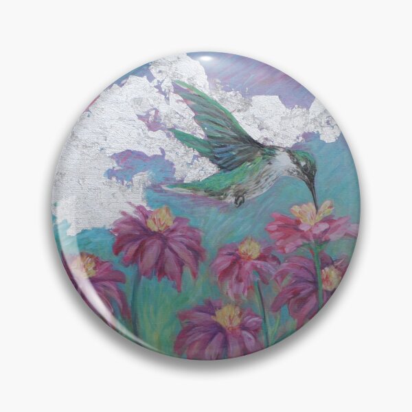 Artikelvorschau, Hummigbirds Dancing After the Rain entworfen und verkauft von Lisa Kimberly Glickman.