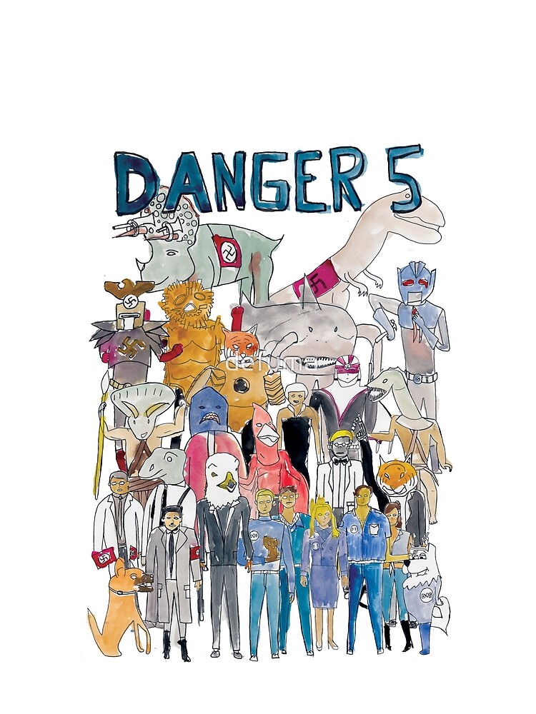 danger 5 t shirt