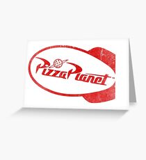 Pizza-Planet Grußkarte