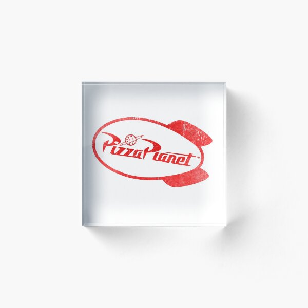 Pizza Planet Acrylic Block