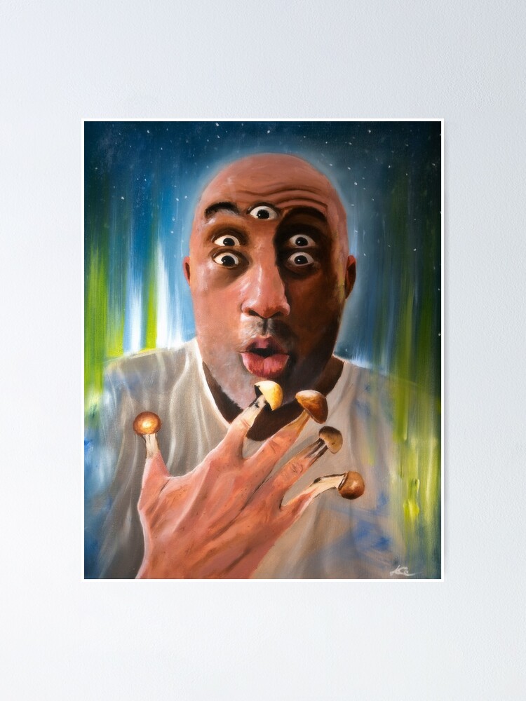 "The Joe Rogan Mushroom Experience" Poster for Sale by KieranO Redbubble