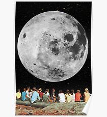 Full Moon Gazers Poster