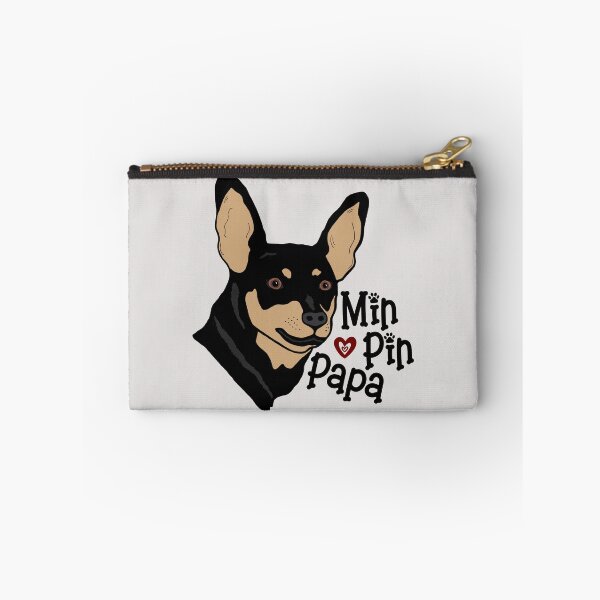 Item preview, Min Pin Papa Digital Drawing designed and sold by ColorAndVerse.