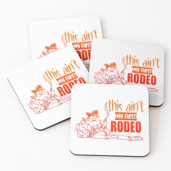 Item preview, CowGirl; Not First Rodeo; designed and sold by StickerApe.