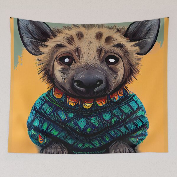 Item preview, Sweater Weather Hyena designed and sold by KayceRayce.