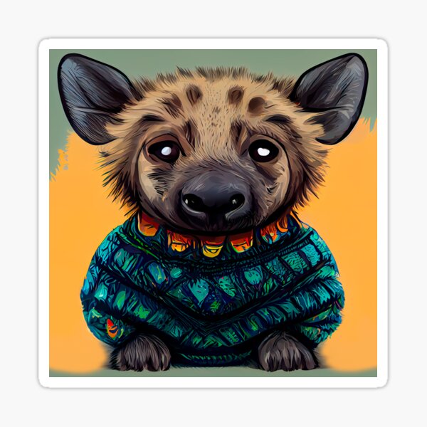 Item preview, Sweater Weather Hyena designed and sold by KayceRayce.