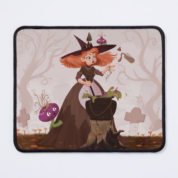 Item preview, Cute Witch Illustration designed and sold by huseleti.