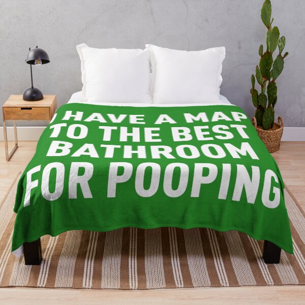 Artikelvorschau, Ich habe eine Karte zum besten Badezimmer zum Pooping (Green BG) entworfen und verkauft von FilipeFerreira.