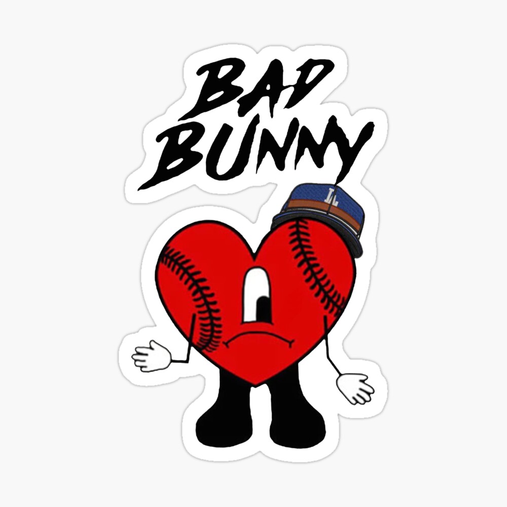 Bad Bunny Dodgers 55 cute | Photographic Print