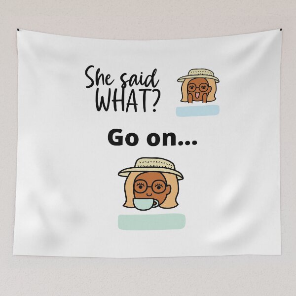 Item preview, Gossip.  She Said WHAT? designed and sold by Marvett-World.