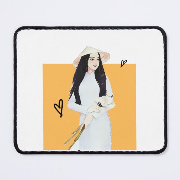 Item preview, Vietnamese beautiful lady in traditional custom designed and sold by Vietnam and Beyond.