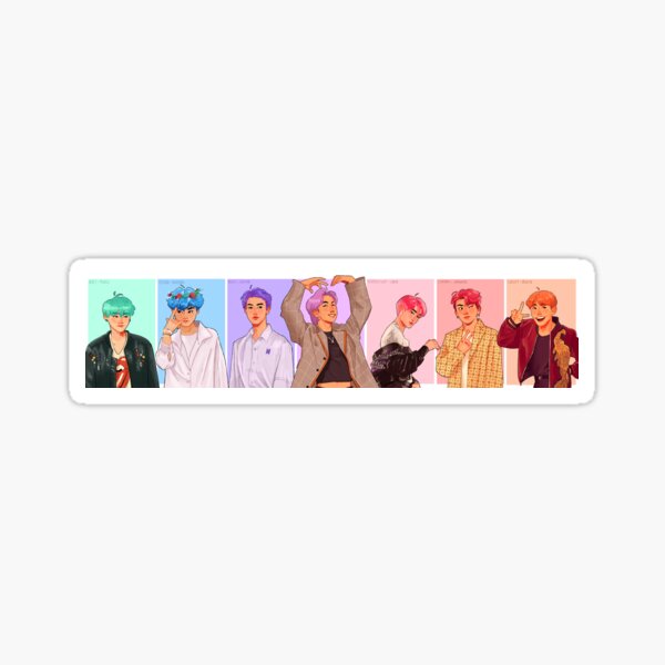 Rainbow Bangtan Sticker