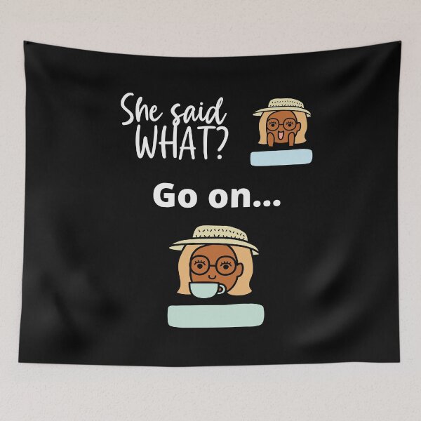 Item preview, Gossip.  She Said WHAT? designed and sold by Marvett-World.