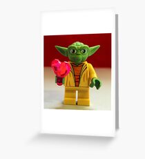 Yoda Valentines Greeting Card