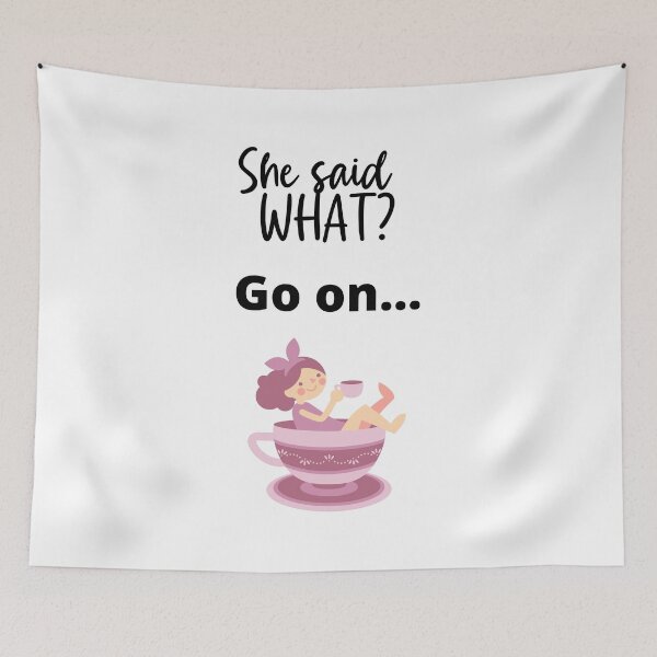 Item preview, Gossip.  She Said WHAT? designed and sold by Marvett-World.