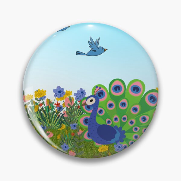 Item preview, Colorful Peacock Art designed and sold by Passacagliabusra.