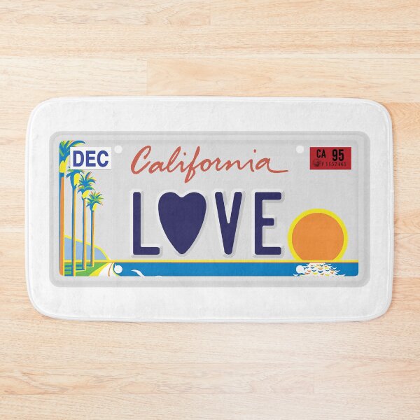 Item preview, California Love License Plate designed and sold by PixelzInk.