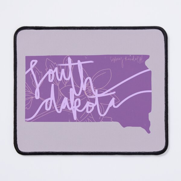 Item preview, South Dakota With State Flower designed and sold by Sydie Studio.