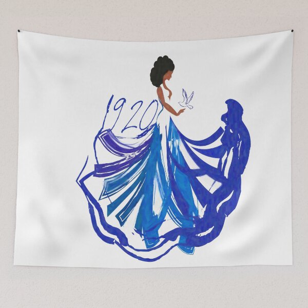 Item preview, Lady in The Blue and The White by HeavenNezCree designed and sold by HeavenNezCree.