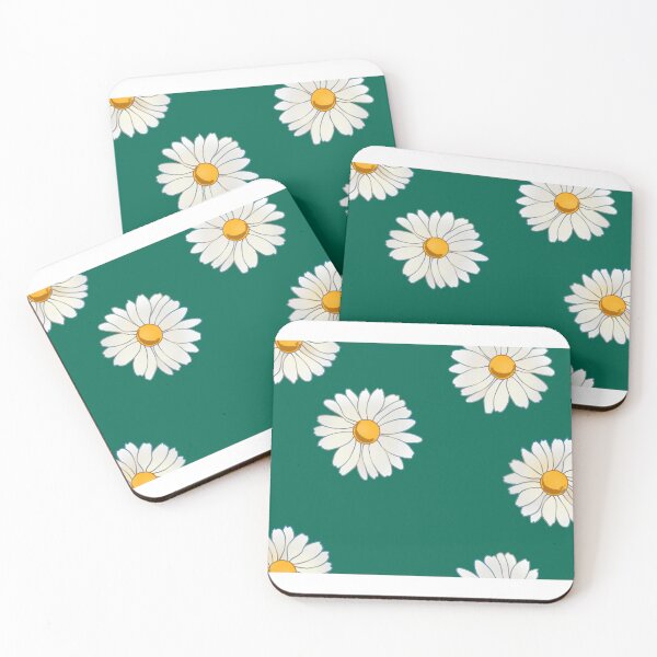 Item preview, Daisies with green designed and sold by Cass Noel Studio.