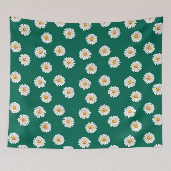 Item preview, Daisies with green designed and sold by Cass Noel Studio.