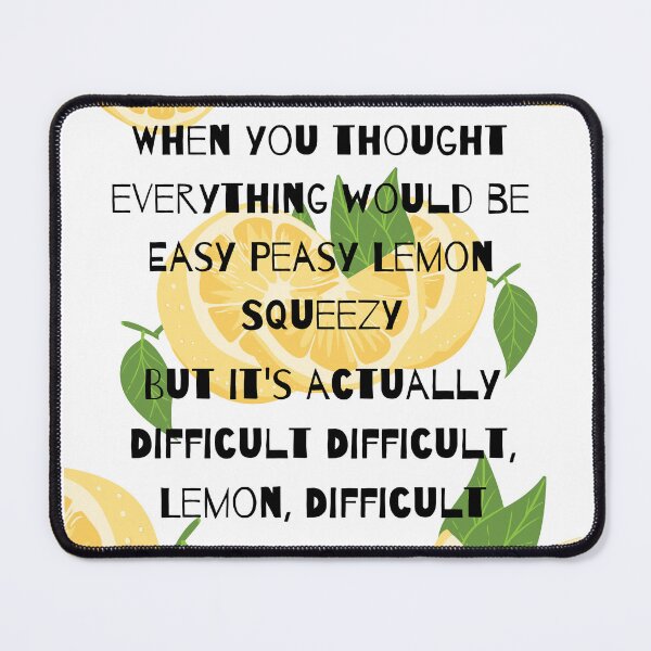 Item preview, Easy Peasy, Lemon Difficult designed and sold by ggbears.