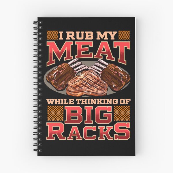 Item preview, I Rub My Meat While Thinking Of Big Racks designed and sold by kdynak.