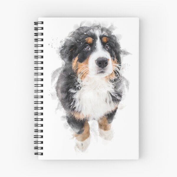 Item preview, Bernese Mountain Dog Puppy Watercolour Artwork designed and sold by Typeglyphs.