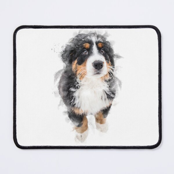 Item preview, Bernese Mountain Dog Puppy Watercolour Artwork designed and sold by Typeglyphs.