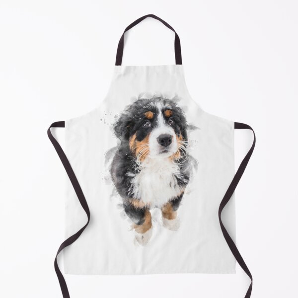 Item preview, Bernese Mountain Dog Puppy Watercolour Artwork designed and sold by Typeglyphs.