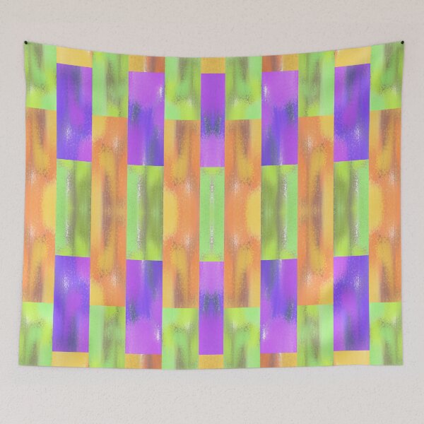Item preview, Textured Halloween Multicolored Strips/Halloween Patterned  designed and sold by Designs By YL.