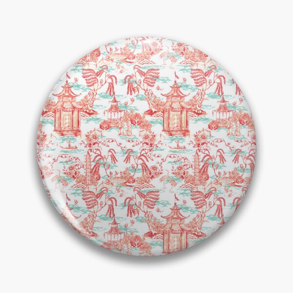 Item preview, Chinoiserie Toile de jouy designed and sold by letsgow8th.