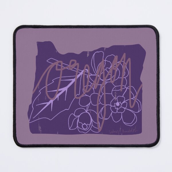 Item preview, Oregon With State Flower designed and sold by Sydie Studio.