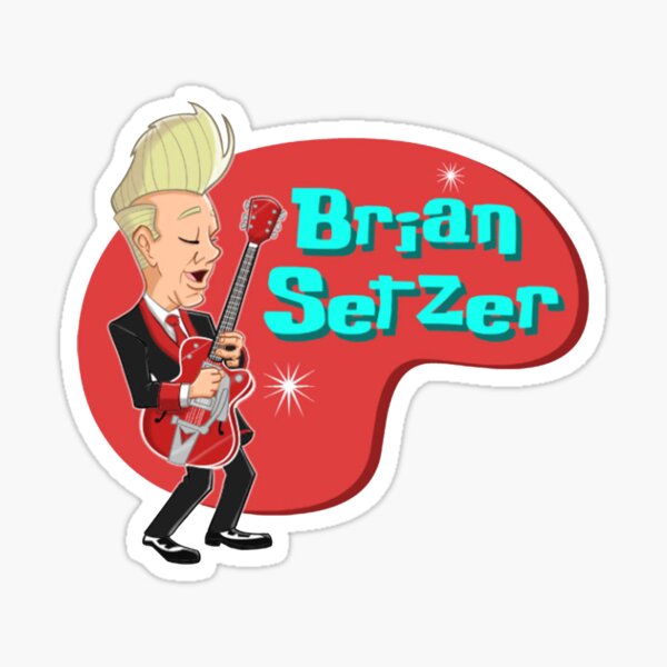 Aperçu de l'œuvre Brian Setzer créée et vendue par ConstantinoTees.