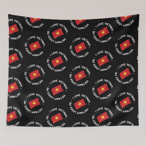 Item preview, I love Vietnam simple design with a flag designed and sold by Vietnam and Beyond.