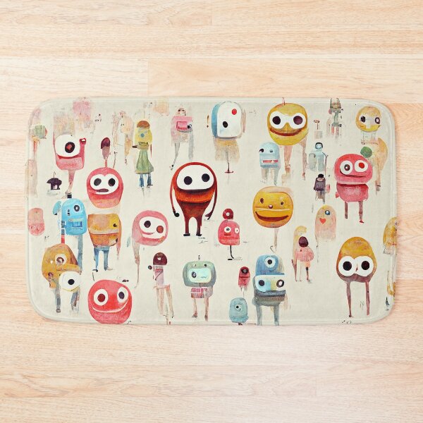 Item preview, Wall of emojis and emoticons  - Created by Artificial Intelligence designed and sold by Created-by-AI.