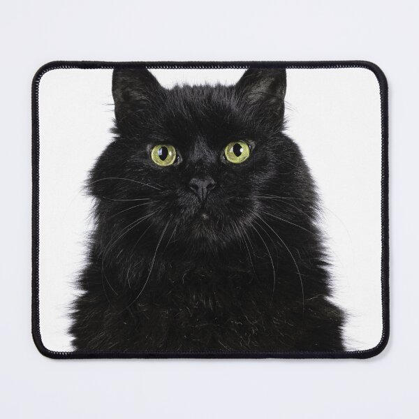 Item preview, black cat green eyes  designed and sold by badrstore59.