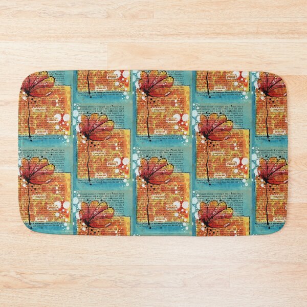 Item preview, Dotty flower on script designed and sold by Deb Webb.