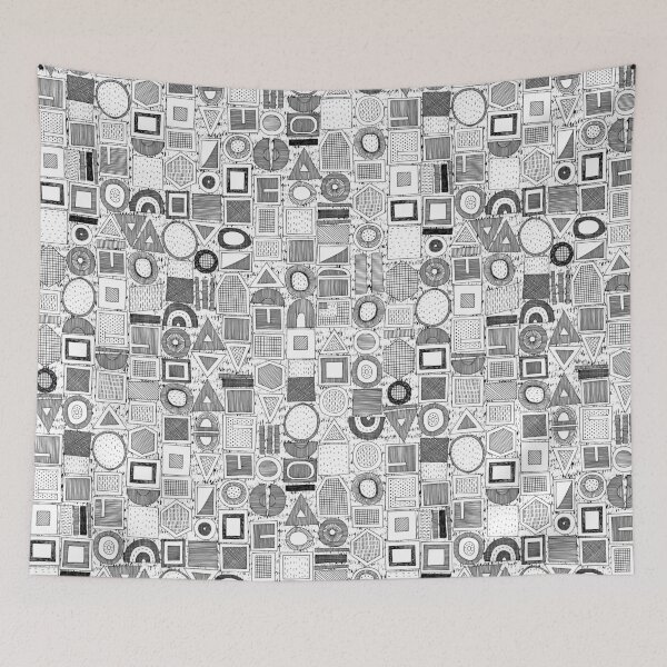Item preview, frisson memphis black white designed and sold by scrummy.