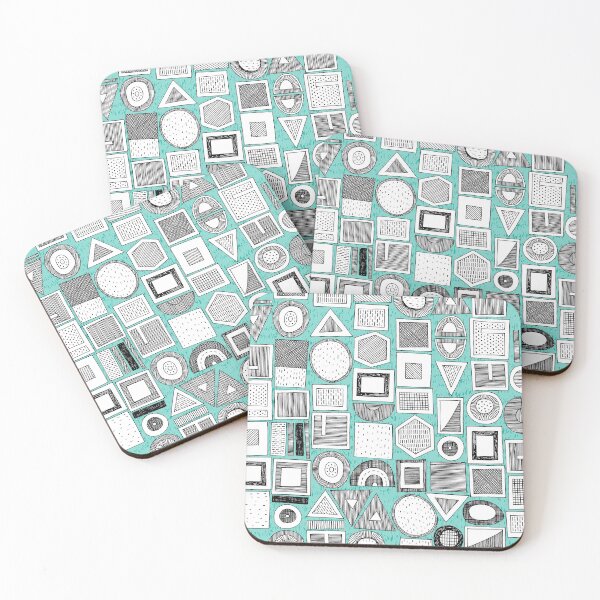 Item preview, frisson memphis bw aqua designed and sold by scrummy.