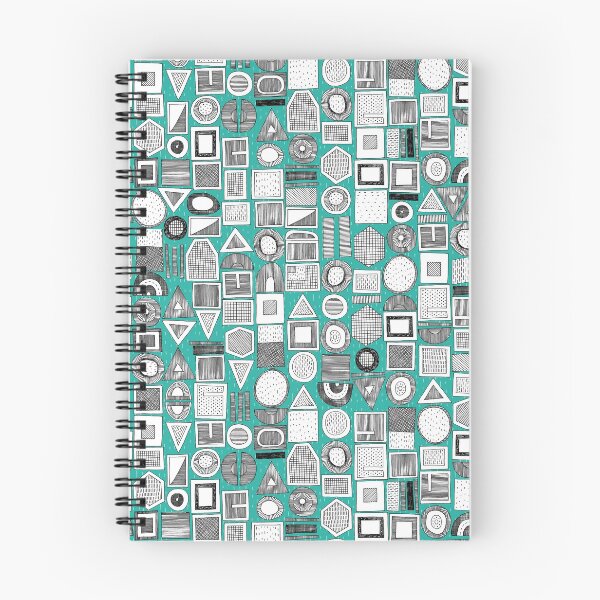 Item preview, frisson memphis bw aqua dash designed and sold by scrummy.