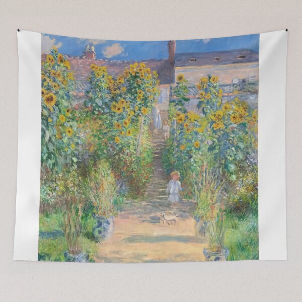 Item preview, The Artist's Garden at Vétheuil 1881 by Claude Monet designed and sold by jacobrockstar.